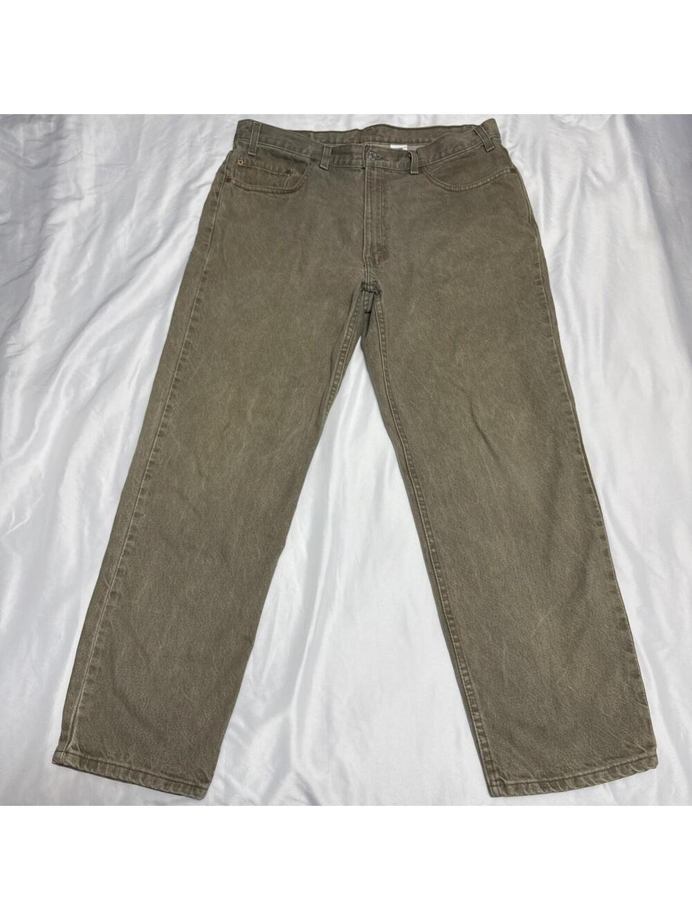 Vintage 1999 Levi’s 550 Relaxed Fit Jeans Made In USA 38 X 30 Red Tab Very Good - Picture 1 of 15